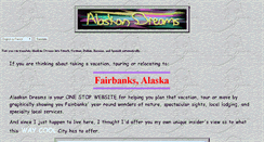 Desktop Screenshot of alaskandreams.net